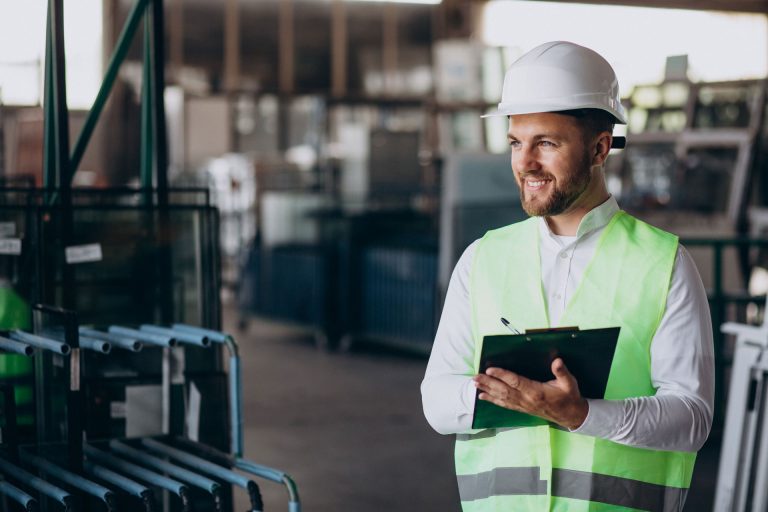 young man engineer working factory2