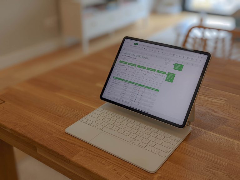 ipad pro running excel 1