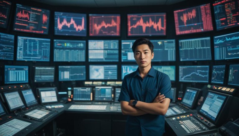 pikaso texttoimage Show a control room with multiple screens displayi