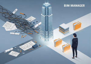 A conceptual illustration of a BIM Manager
