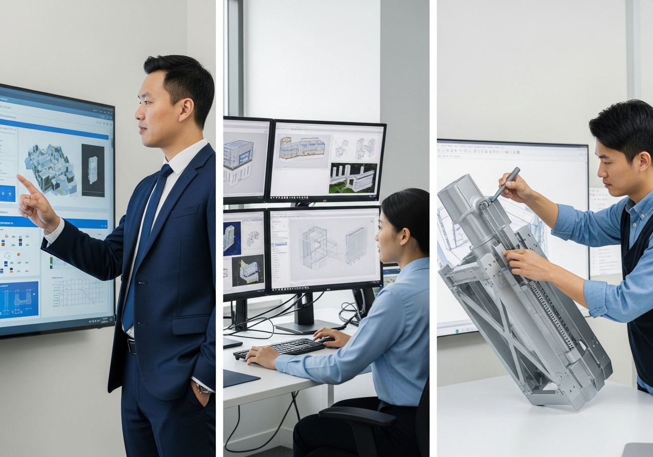 Vai trò và Trách nhiệm của Điều phối viên BIM (BIM Coordinator) trong Ngành Xây dựng 2 Phân định Vai trò trong Hệ thống Nhân sự BIM