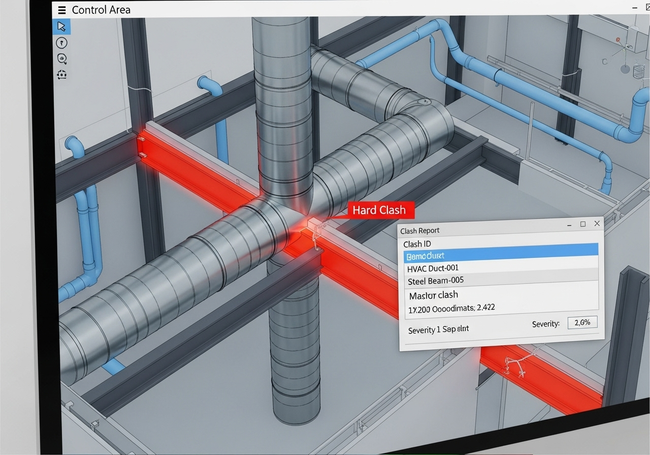 Tối Ưu Hóa Phối Hợp BIM Cho Dự Án Lớn: Sức Mạnh Của Khu Vực Kiểm Soát (Control Areas)