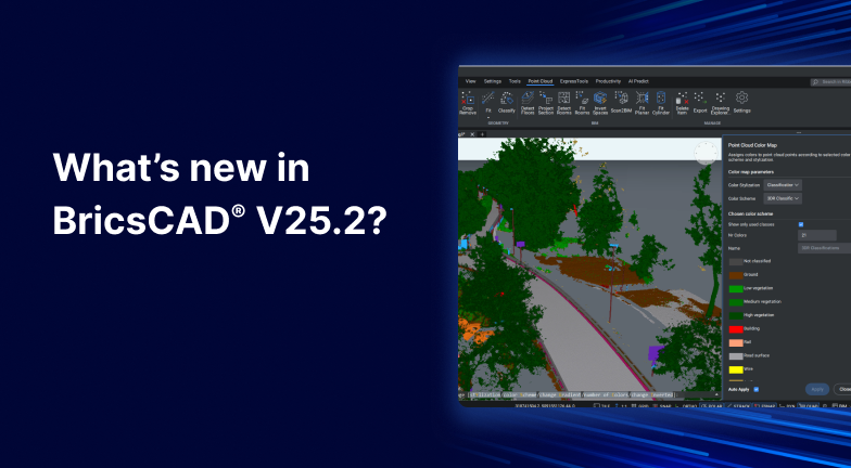 BricsCAD V25.2: Chi tiết hóa và Xuất bản với độ chính xác cao hơn