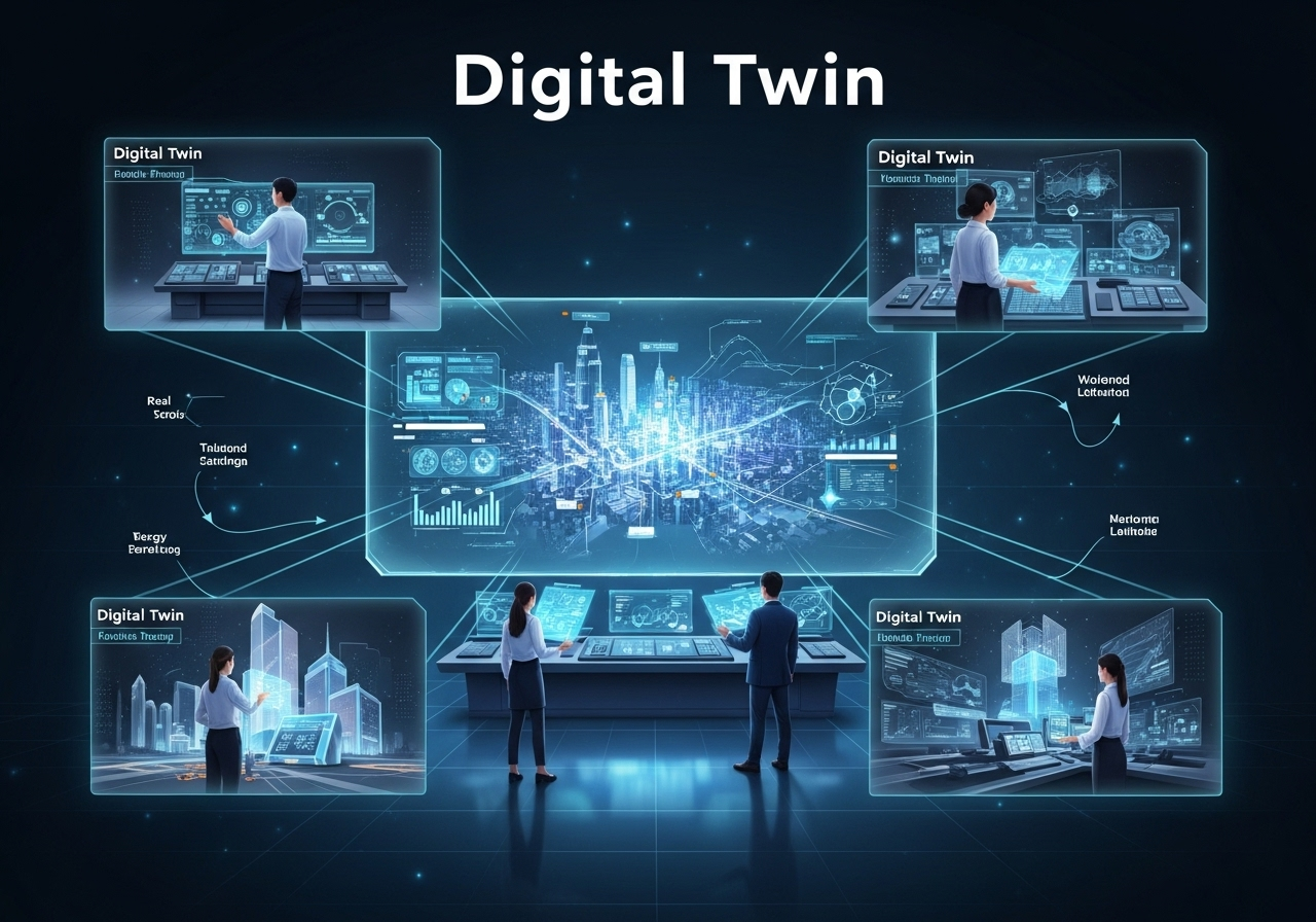 Bản Sao Số (Digital Twin): Toàn Cảnh Công Nghệ Tái Định Hình Tương Lai Doanh Nghiệp và Đô Thị