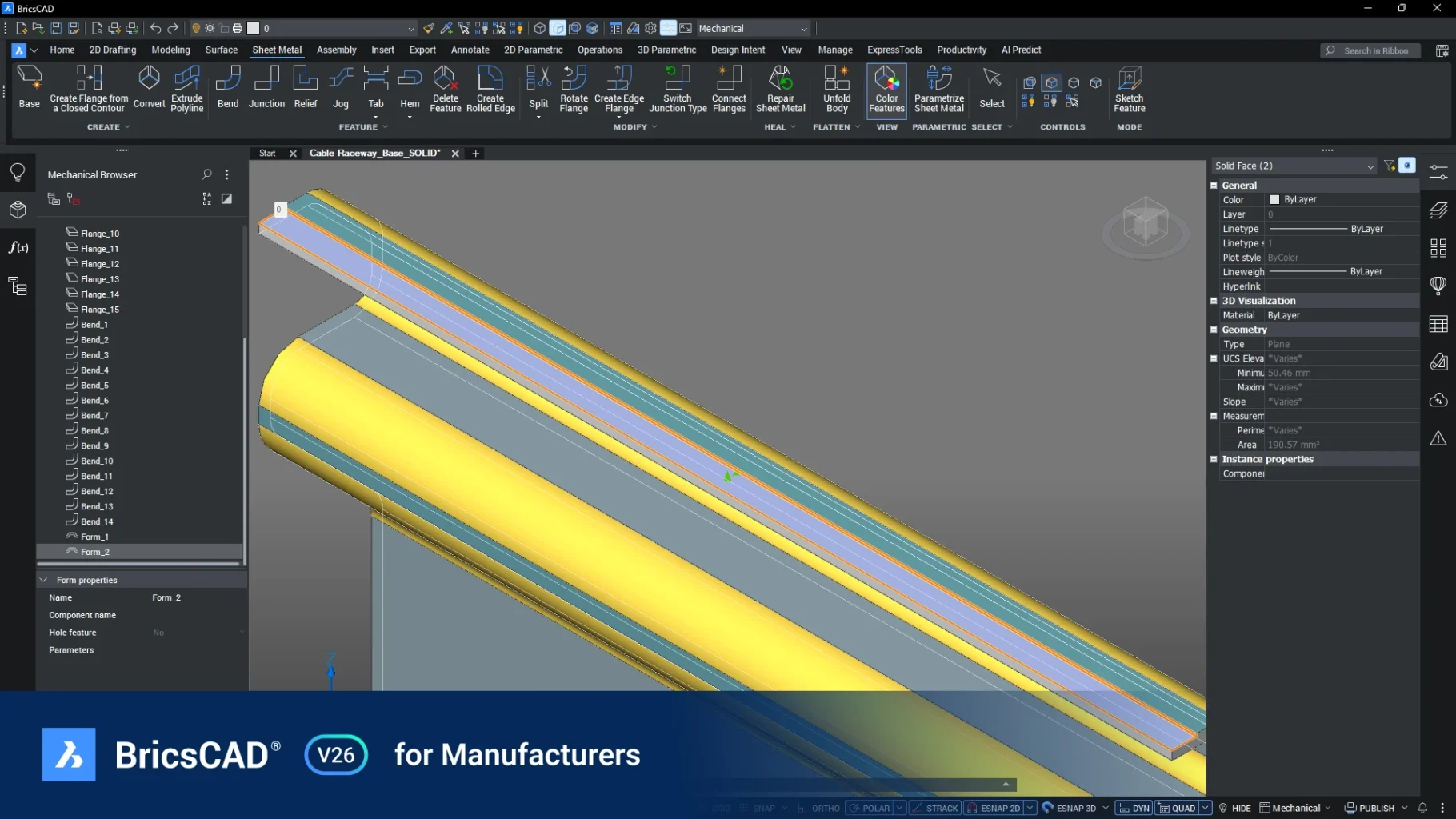 BricsCAD® V26: Giải pháp thay thế CAD đích thực, nay thông minh hơn và mở rộng tốt hơn 2 BricsCAD V26 cho Nhà sản xuất Chế tạo