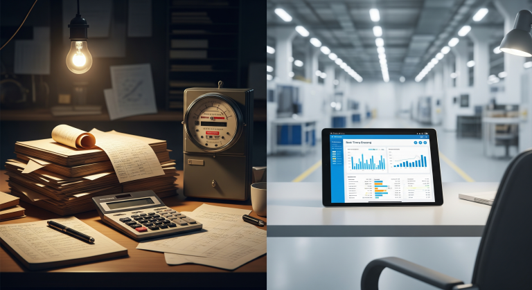 Chuyen doi Mo hinh Dong chay Du lieu Nang luong trong He thong EMS Cong nghiep 4.0 Tu Giam sat Tinh den Toi uu hoa Thoi gian thuc