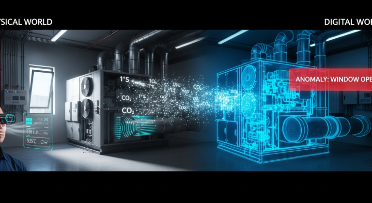 Digital Twin trong Quan ly Van hanh Co so Ha tang va Toi uu hoa Nang luong Cong nghiep