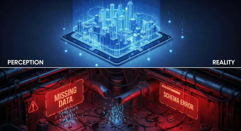 Loi noi doi trong trien khai Digital Twin Tai sao Truc quan hoa la chua du va Giai phap Kien truc Khang loi