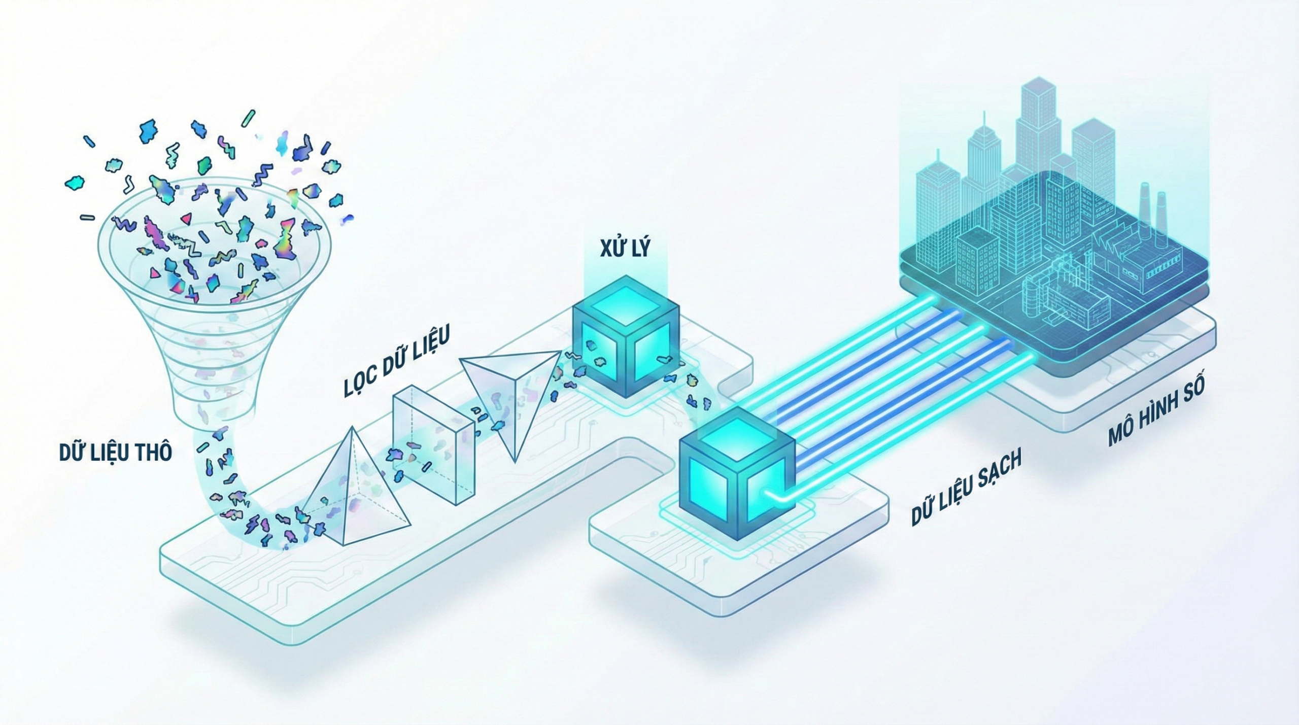 Digital Twin và Bài Toán Dữ Liệu: Chiến Lược Vượt Qua “Vùng Hỗn Mang” Để Tối Ưu Hóa Vận Hành