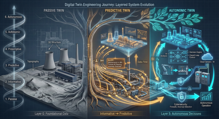 Xay dung Digital Twin la mot hanh trinh ky thuat khong phai mua mot phan mem