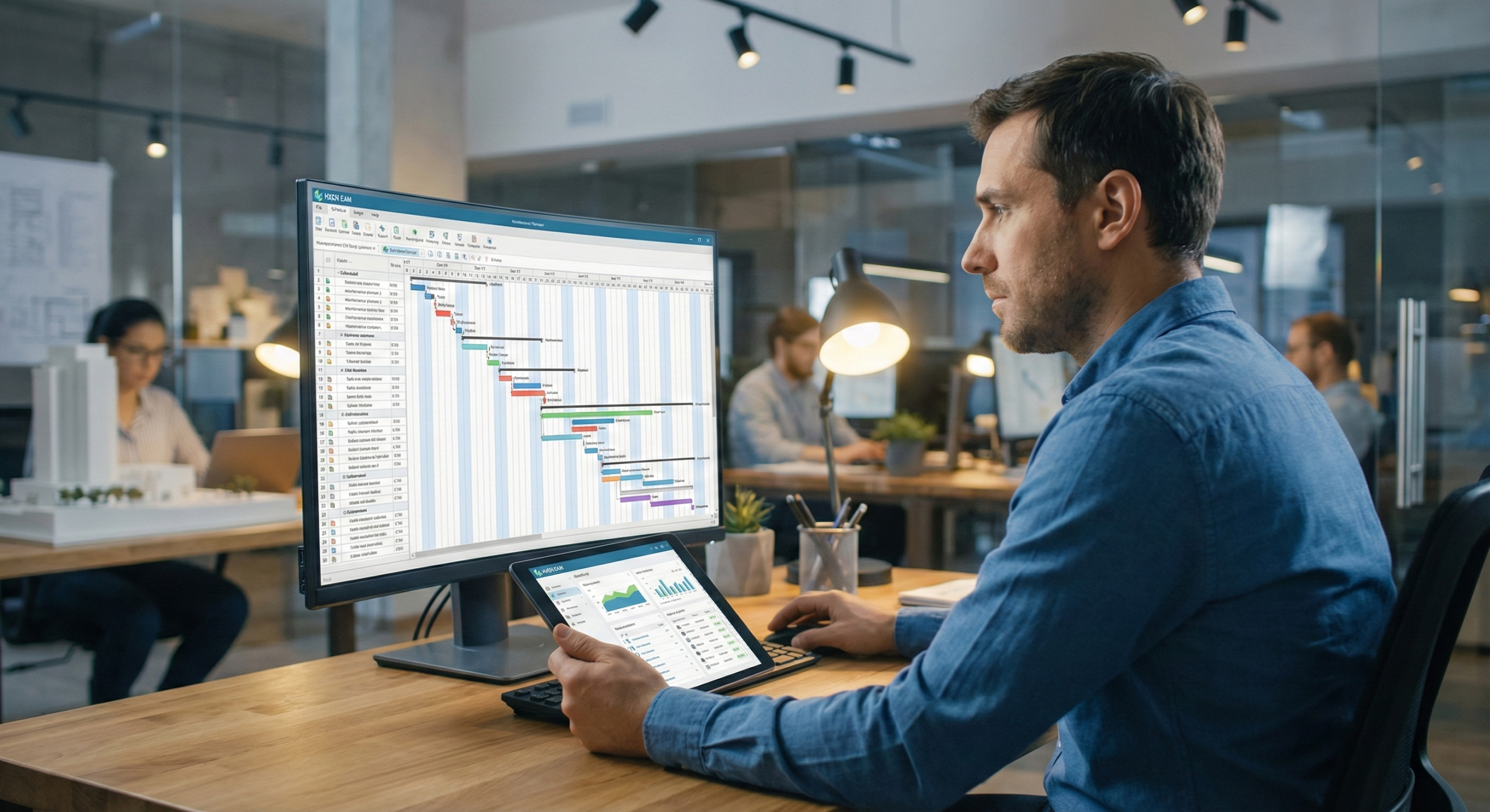 Giới Thiệu Giao Diện Microsoft Project Trong HxGN EAM: Tối Ưu Hóa Kế Hoạch Và Nguồn Lực Bảo Trì