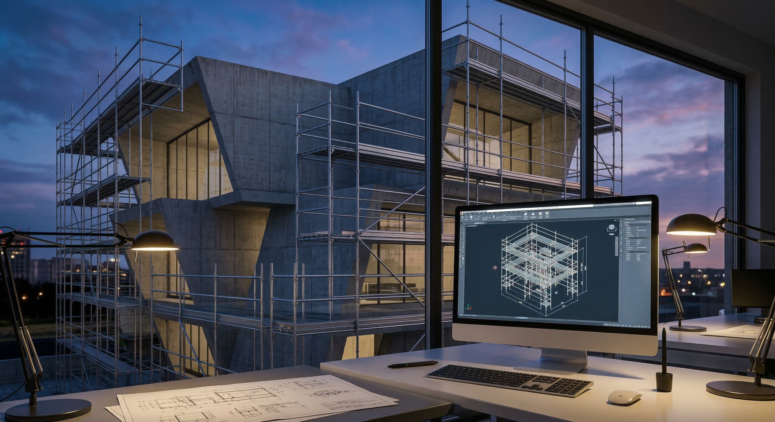 Catari Tối Ưu Thiết Kế Giàn Giáo 3D & Tích Hợp BIM Cùng Octave BricsCAD