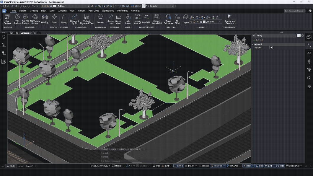 BricsCAD V26 Có Gì Mới Cho Kỹ Sư Trắc Địa: Từ Dữ Liệu Thực Địa Đến Bản Vẽ CAD Hoàn Chỉnh 1 Civil Points creation 1