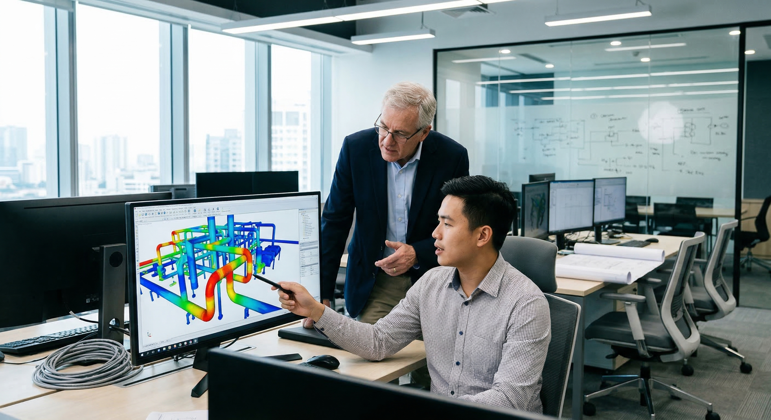 Giải pháp Phân tích Ứng suất Ống (Pipe Stress Analysis) với Octave | Case Study FB&D