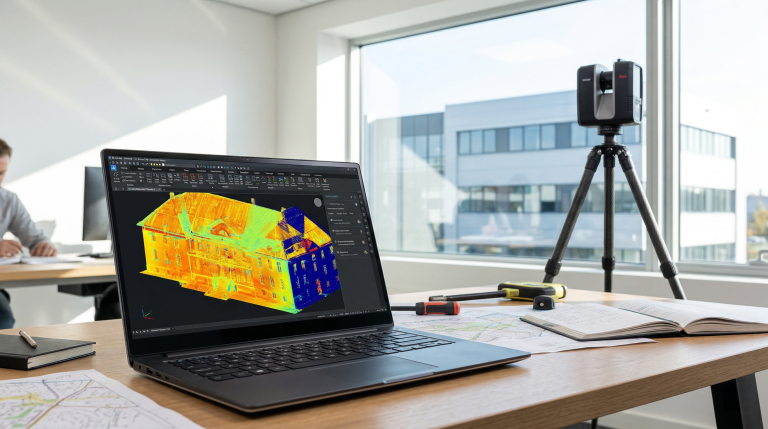 Realserve Toi Uu Hoa Quy Trinh Khao Sat Giam 20 Thoi Gian Ve Va 15 Chi Phi Nho BricsCAD