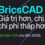 Cơ Hội Hiếm Có: Giảm Giá 15% Toàn Bộ Bản Quyền BricsCAD Mới