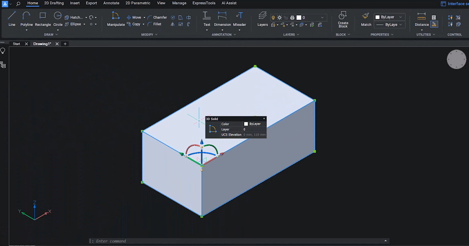 Khám Phá Công Cụ Manipulator Trong BricsCAD®
